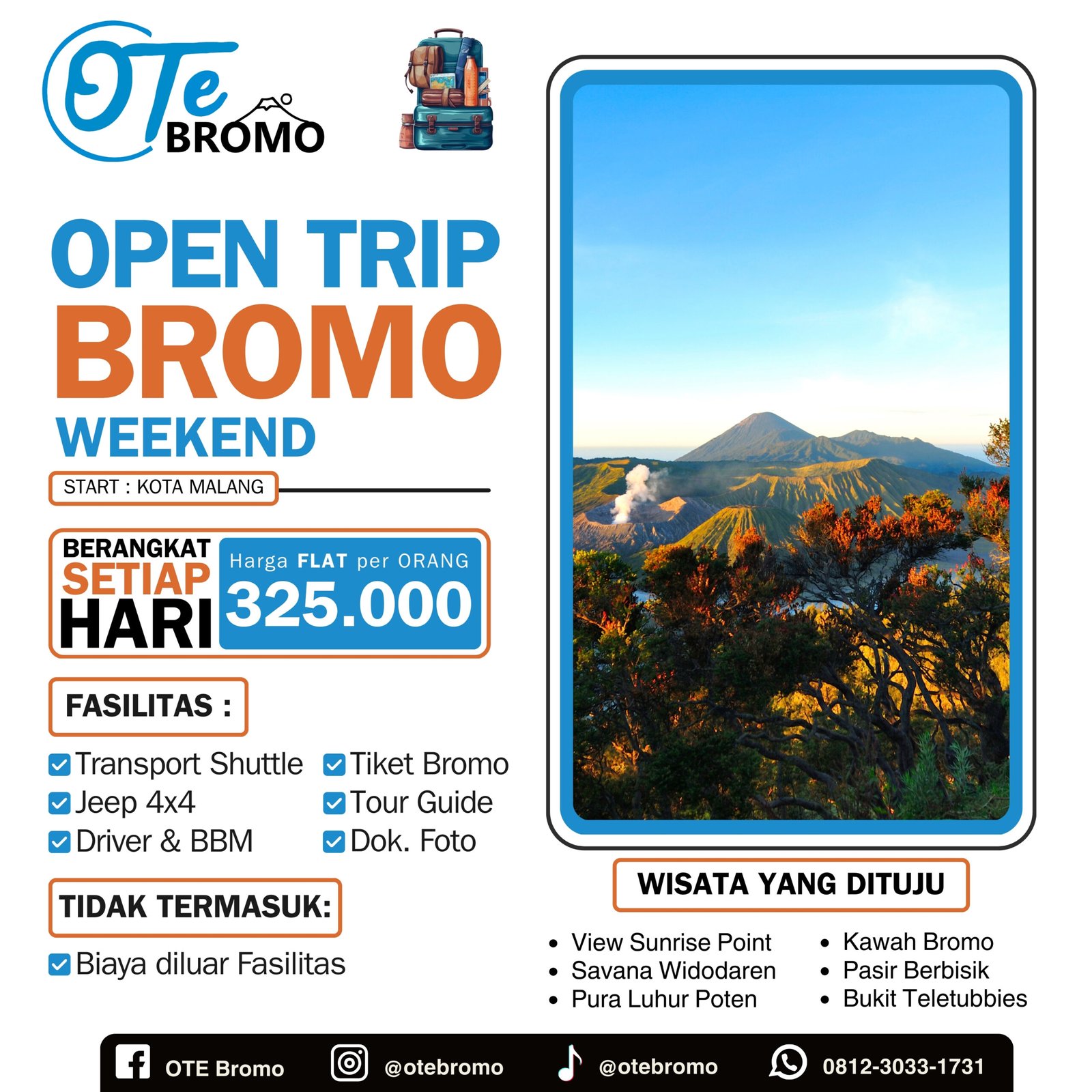 Open Trip Bromo Weekend